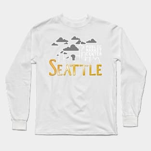 Seattle Skyline Long Sleeve T-Shirt